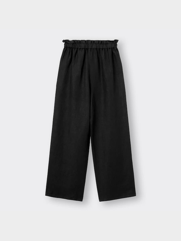 リネンブレンドイージーワイドパンツRS+E