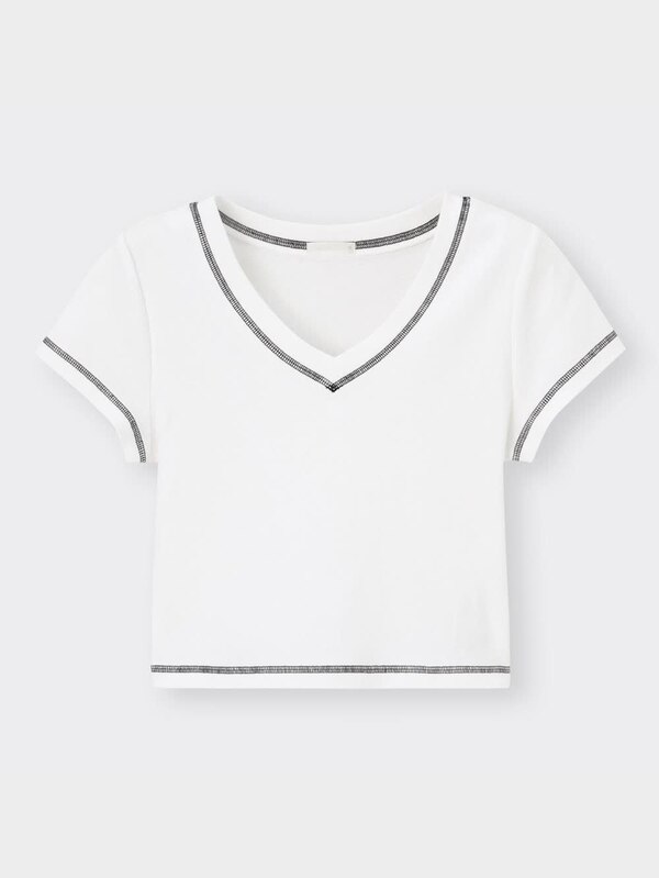 VネックミニT(半袖)YG+X(丈41.5cm～47cm)