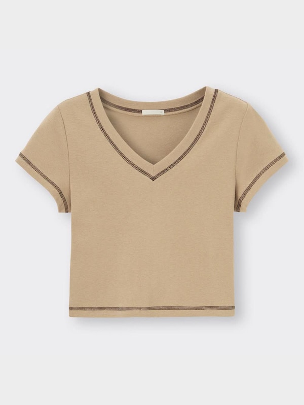 VネックミニT(半袖)YG+X(丈41.5cm～47cm)