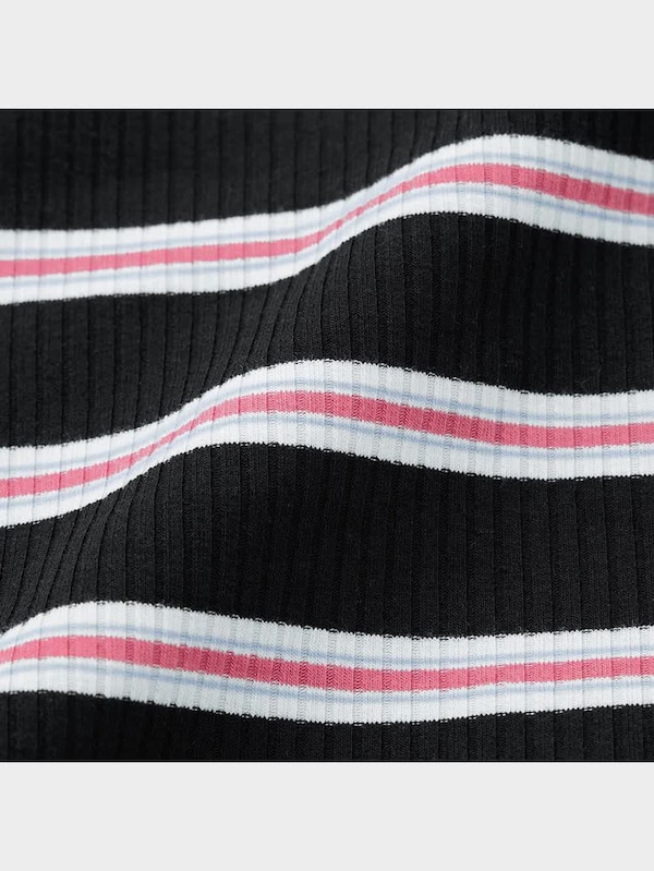 ドローストリングT(半袖)マルチボーダーYG+E