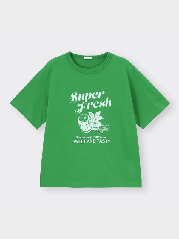 グラフィックT(半袖)(フルーツ)YG+E