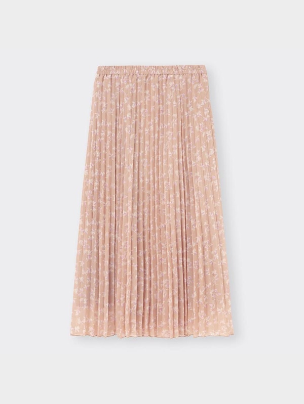 フラワープリントプリーツスカートZ+E