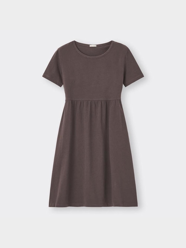 ウエストギャザーワンピース(半袖)OSB+EC