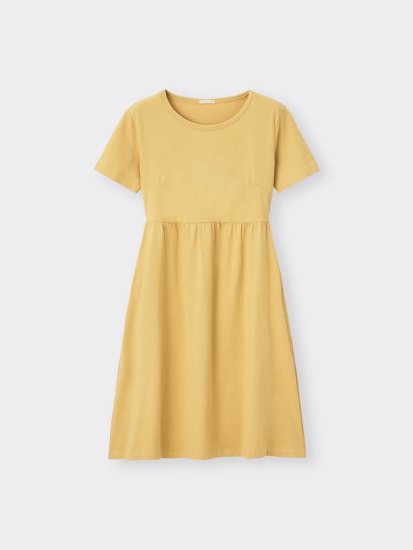 ウエストギャザーワンピース(半袖)OSB+EC