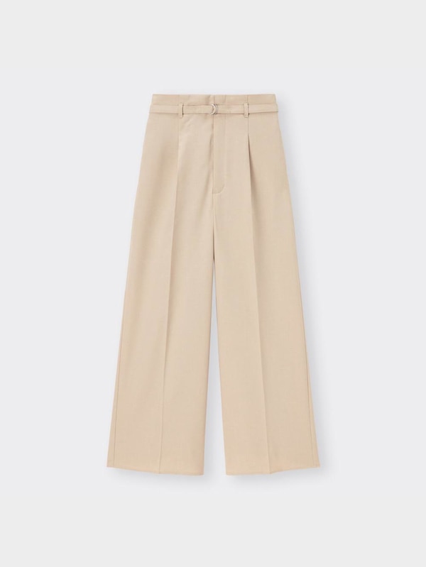 ベルテッドワイドアンクルパンツZ+E