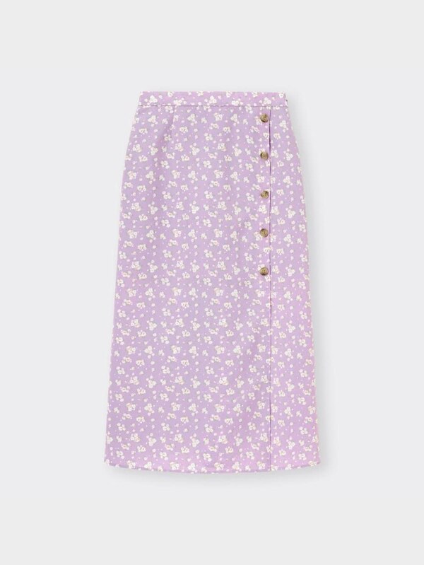 プリントサイドスリットスカートYG+X