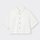 クロップドシャツ(5分袖)-OFF WHITE