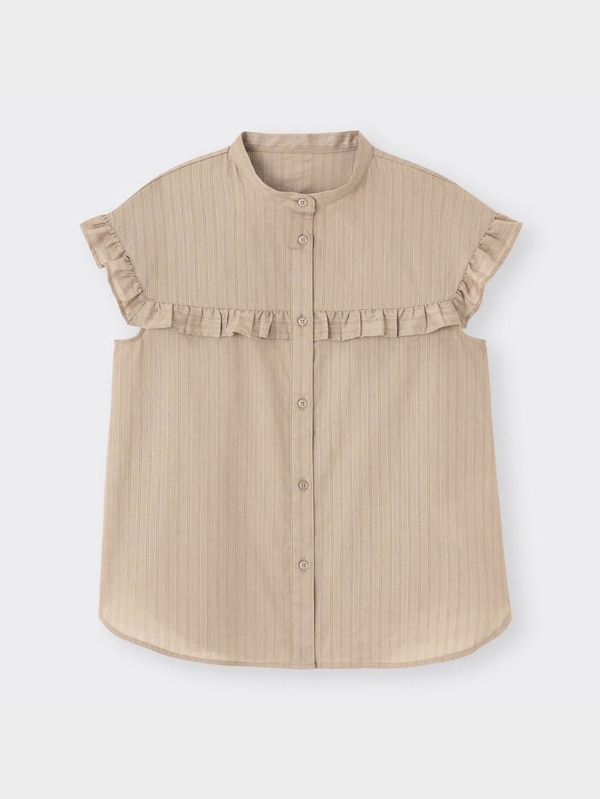 フリルブラウス(半袖)