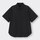 オーバーサイズシャツ(5分袖)-BLACK