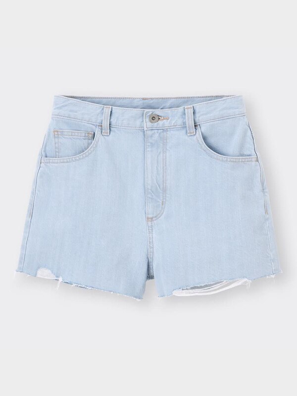 デニムクラッシュショートパンツOSB+EC