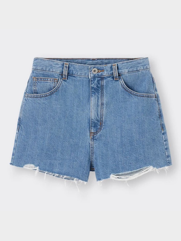 デニムクラッシュショートパンツOSB+EC