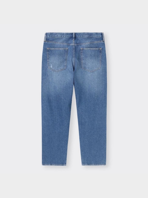 ハイウエストテーパードダメージジーンズNT+E