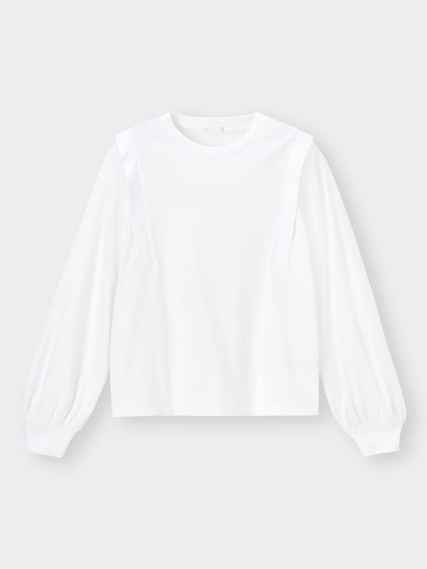 ショルダーデザインT(長袖)NTQ+E