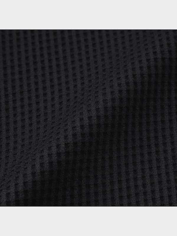 ワッフルボリュームスリーブT(5分袖)Q