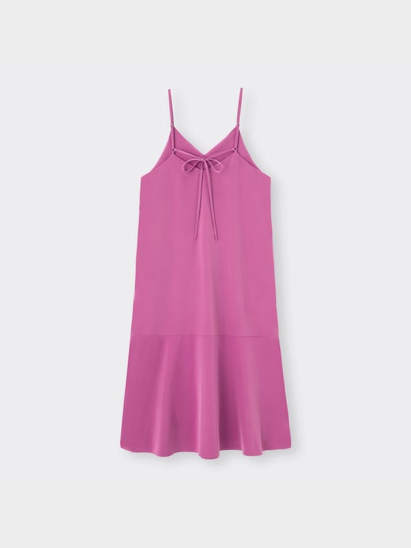 サテンマーメイドキャミソールワンピースQ