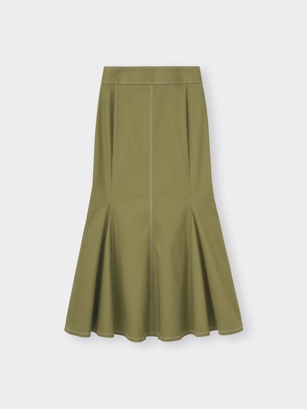 ステッチマーメイドロングスカートQ