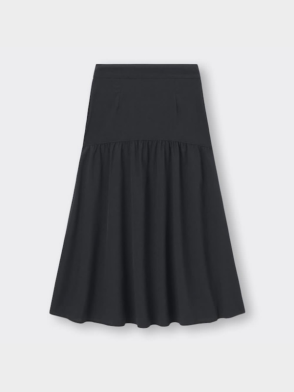 ティアードフレアロングスカートQ