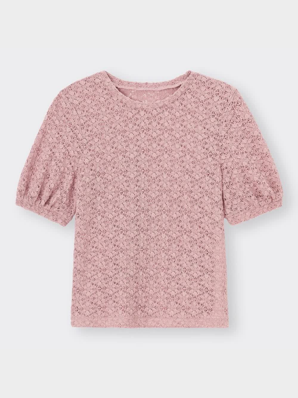 新品未使用！ GU公式 | レースT(半袖)Q