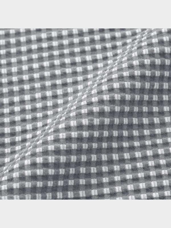 タックスリーブT(半袖)(ギンガム)Q