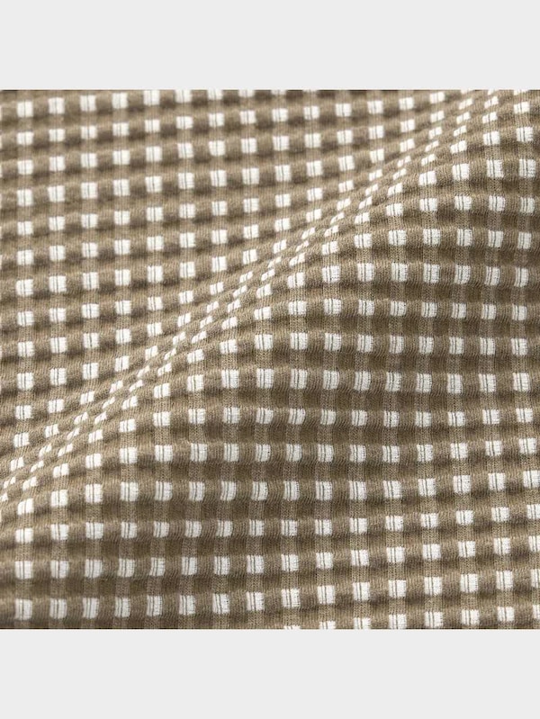 タックスリーブT(半袖)(ギンガム)Q