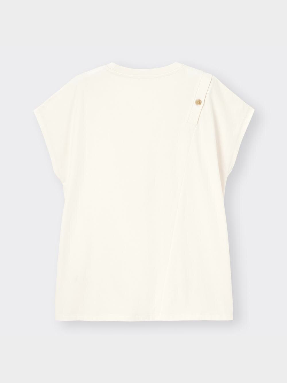 ともページ GU公式 | 2WAYオープンショルダーT(半袖)Q