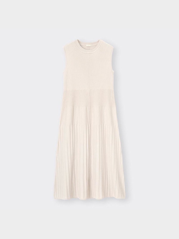 リ��ブニットワンピース(ノースリーブ)Q