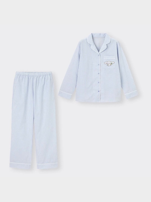 コットンパジャマ(長袖&ロングパンツ) SANRIO CHARACTERS +E