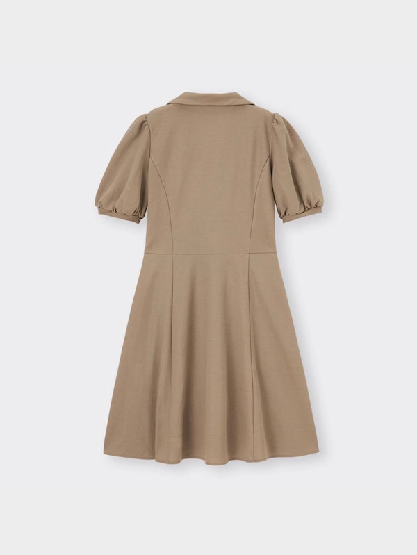 フロントボタンミニワンピース(半袖)