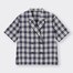 ダブルボタンチェックシャツ(半袖)YG+X
