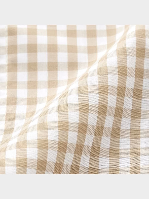 ギンガムチェックコルセットブラウス(半袖)YG+X