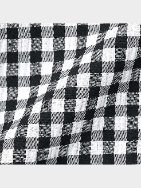 ギンガムチェックティアードキャミソールワンピースNTQ+E