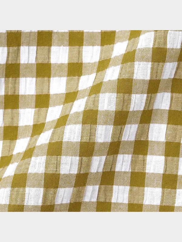 ギンガムチェックティアードキャミソールワンピースNTQ+E