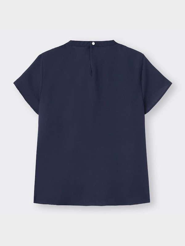 フロントプリーツブラウス(半袖)Z+X