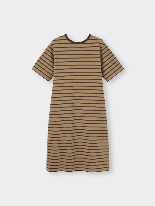 Tワンピース(5分袖)(ボーダー)RS+X