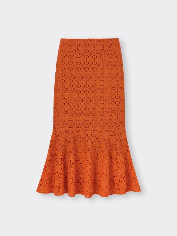 レースマーメイドロングスカート