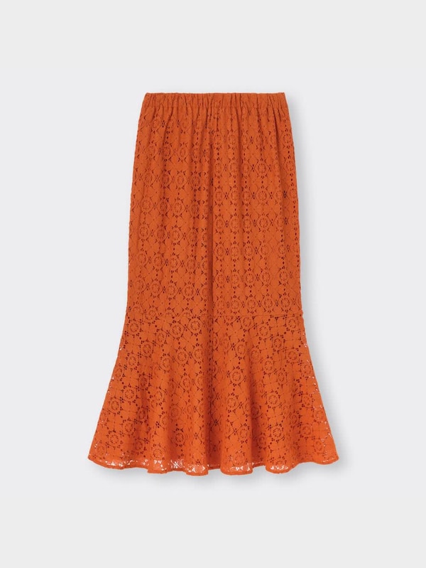 レースマーメイドロングスカート