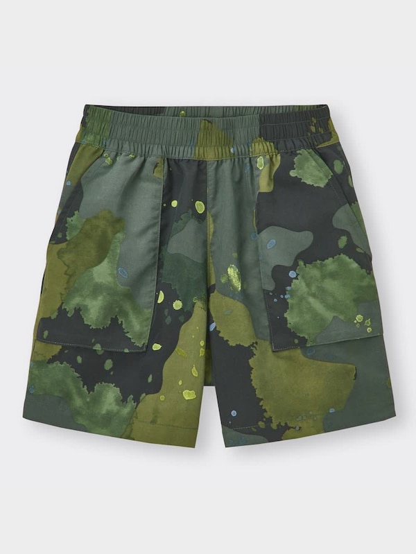 KIDS(男女兼用)スイムハーフパンツ(柄)GA+X