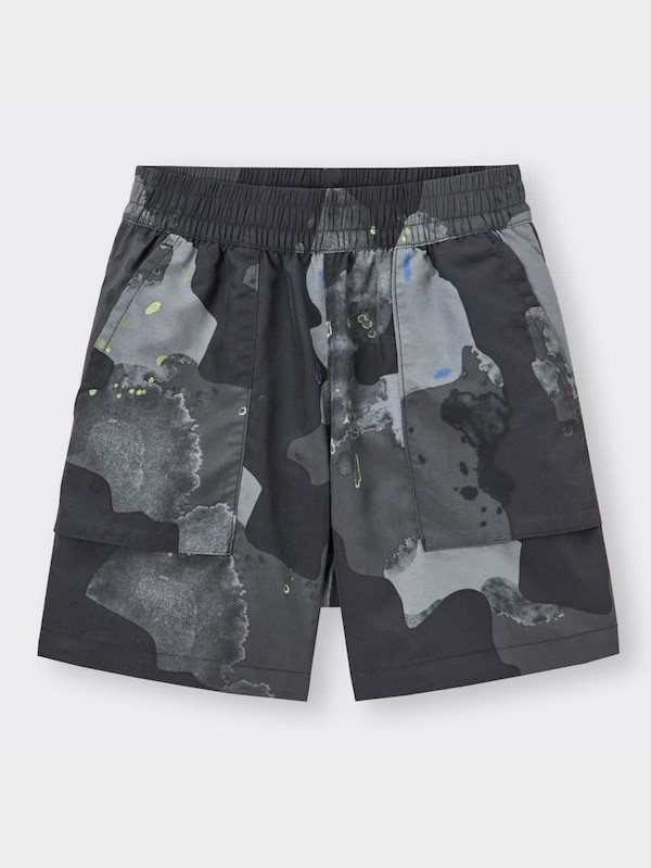 KIDS(男女兼用)スイムハーフパンツ(柄)GA+X