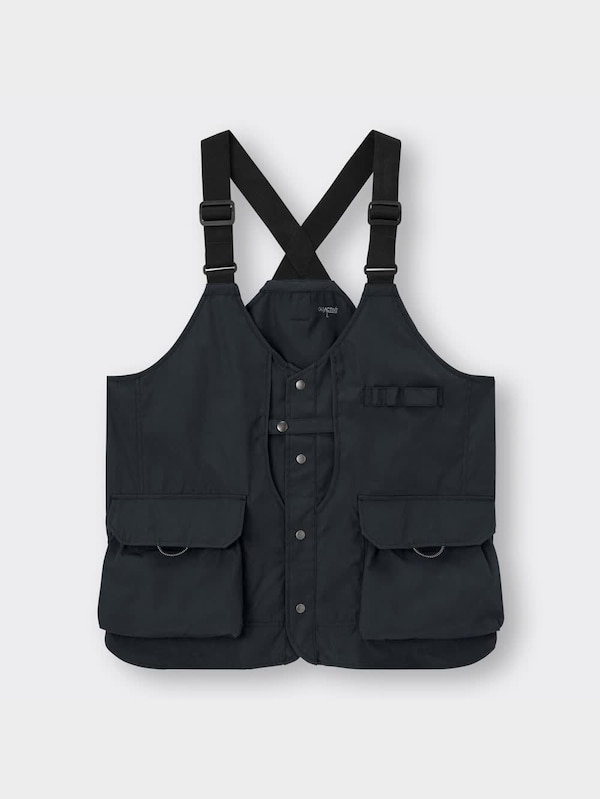 ウィンドプルーフマルチポケットリラックスフィットベストGA+E