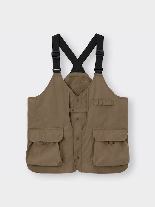 ウィンドプルーフマルチポケットリラックスフィットベストGA+E