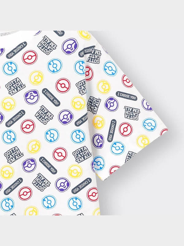 KIDS(男女兼用)グラフィックT(半袖) Pokemon 4(モンスターボール)