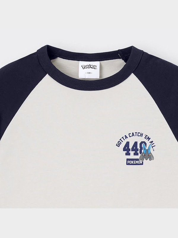 KIDS(男女兼用)グラフィックT(半袖) Pokemon 5(ルカリオ)