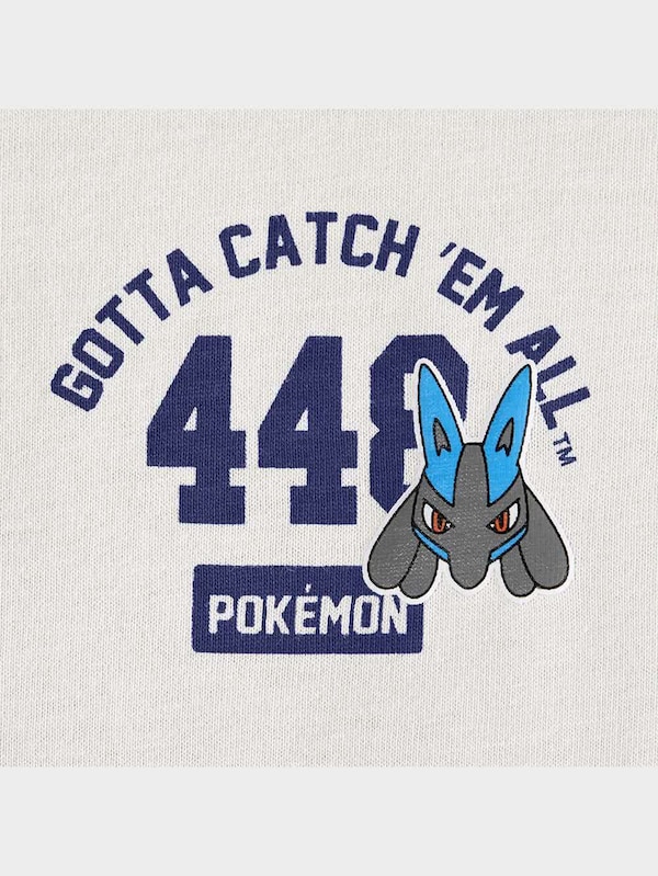 KIDS(男女兼用)グラフィックT(半袖) Pokemon 5(ルカリオ)