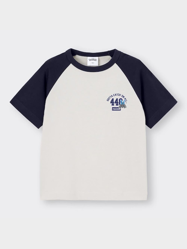 KIDS(男女兼用)グラフィックT(半袖) Pokemon 5(ルカリオ)