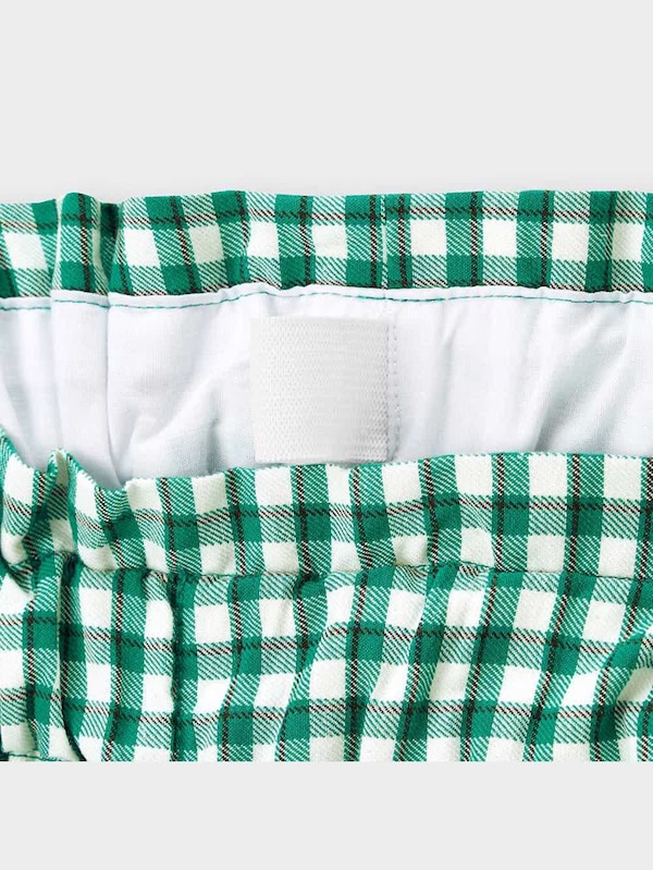 GIRLSギンガムチェックワイドパンツ+X(セットアップ可能)