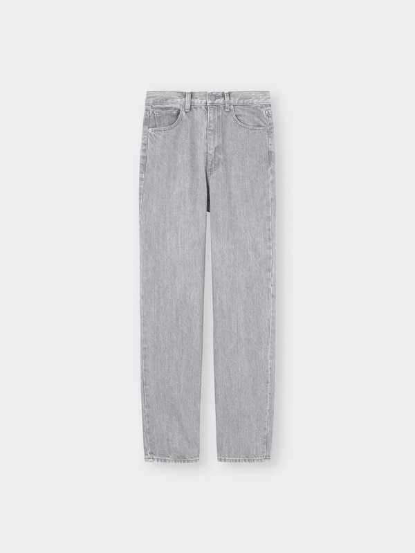 ハイウエストストレートジーンズ+EC(丈長め82cm)