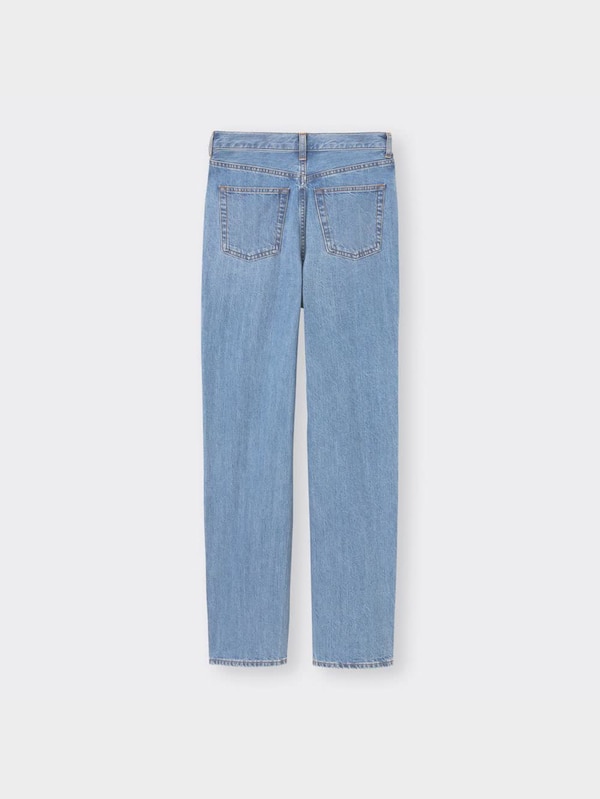 ハイウエストストレートジーンズ+EC(丈長め82cm)