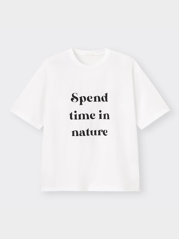 ドライグラフィックビッグT(5分袖)(ロゴ)