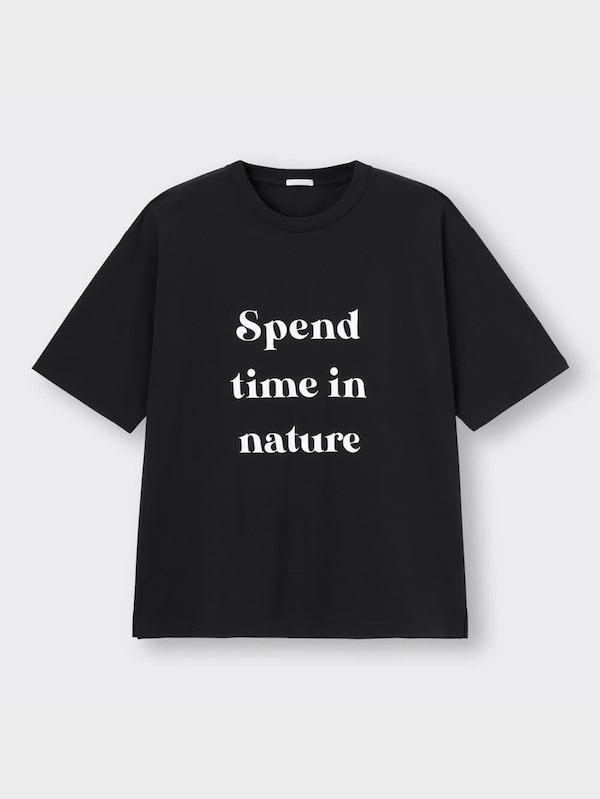 ドライグラフィックビッグT(5分袖)(ロゴ)