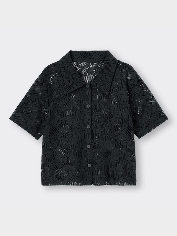 レース�コンパクトシャツ(半袖)